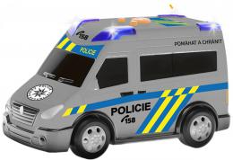Auto dodvka esk policie CZ design voln chod na baterie Svtlo Zvuk - zvtit obrzek