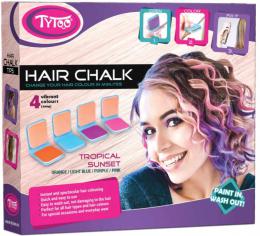 Køídy dìtské na vlasy tropické barevné Tropical set 4ks v krabici