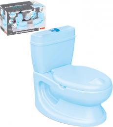 DOLU Toaleta baby WC modr pro dti s vyjmatelnm nonkem na baterie Zvuk - zvtit obrzek