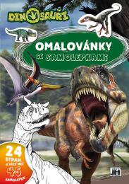 JIRI MODELS Omalovnky A4+ Dinosaui - zvtit obrzek