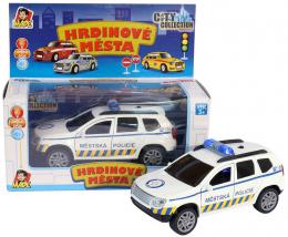 City Collection auto osobní SUV policie 10cm na baterie Svìtlo Zvuk