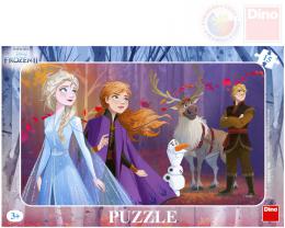 DINO Puzzle deskové 15 dílkù 25x15cm Frozen II (Ledové Království)