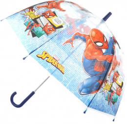 Deštník dìtský Spiderman 70x70x69cm prùhledný manuální