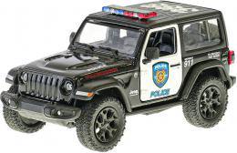 Auto policie Jeep Wrangler 13cm kov zpìtný chod èerný