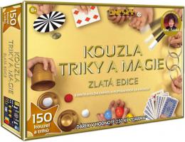 Sada Kouzla, triky, magie zlatá edice 150 kouzel a trikù v krabici dárek Zdarma