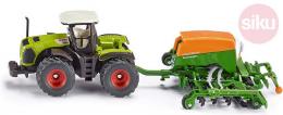SIKU Set Traktor zelen Claas Xerion + sec pvs 1:87 model kov 1826 - zvtit obrzek
