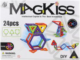 Stavebnice Magkiss magnetická 24ks dílkù v krabici