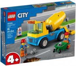 LEGO CITY Auto náklaïák s míchaèkou na beton 60325 STAVEBNICE - zvìtšit obrázek